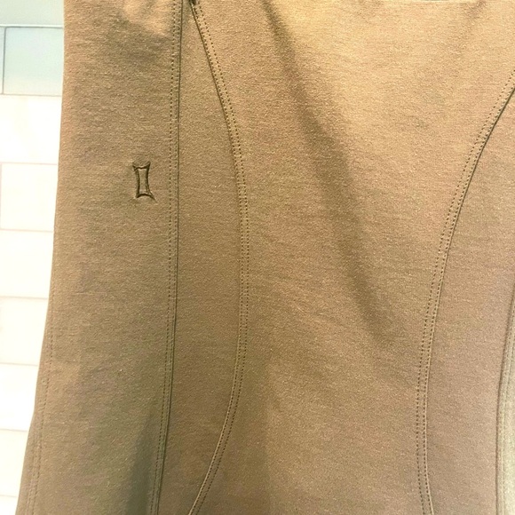 EUC KIT & ACE army green stretchy halter dress - Picture 4 of 7